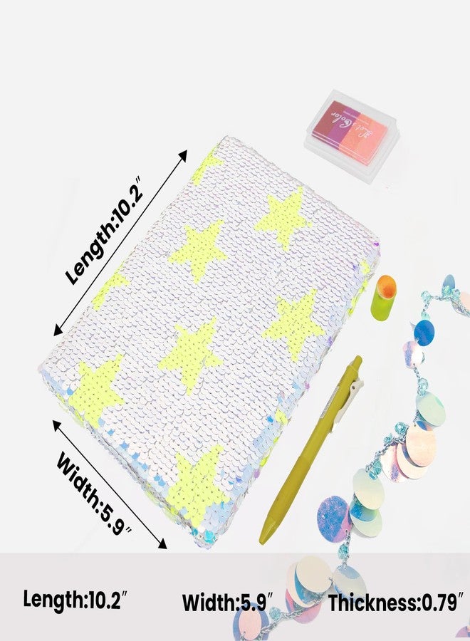 Geesinimo A5 Scrapbook with Pentagram Design,Fashionable for Junk Journaling & Daily Logging - Budget Planner, Organizer, Gifts for School, College & Travel - Aesthetic Health Challenge - Image 2